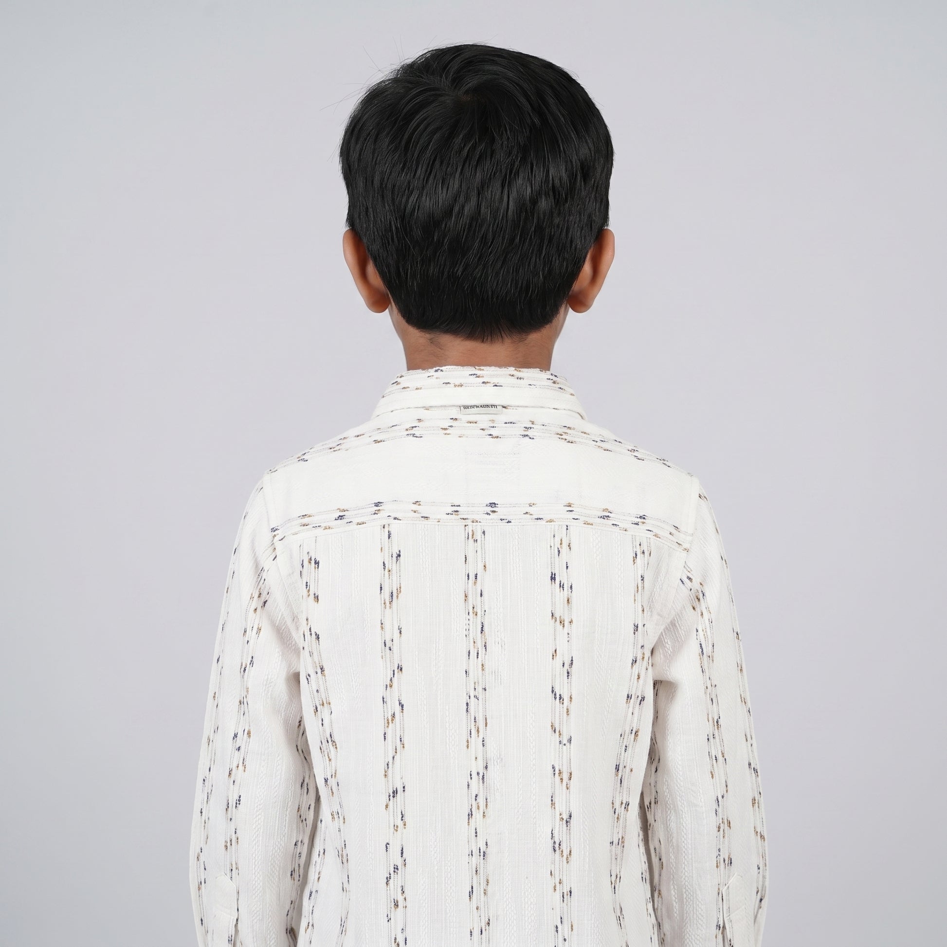 Boys Cotton Checkered Shirt