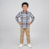 Boys Cotton Checkered Shirt
