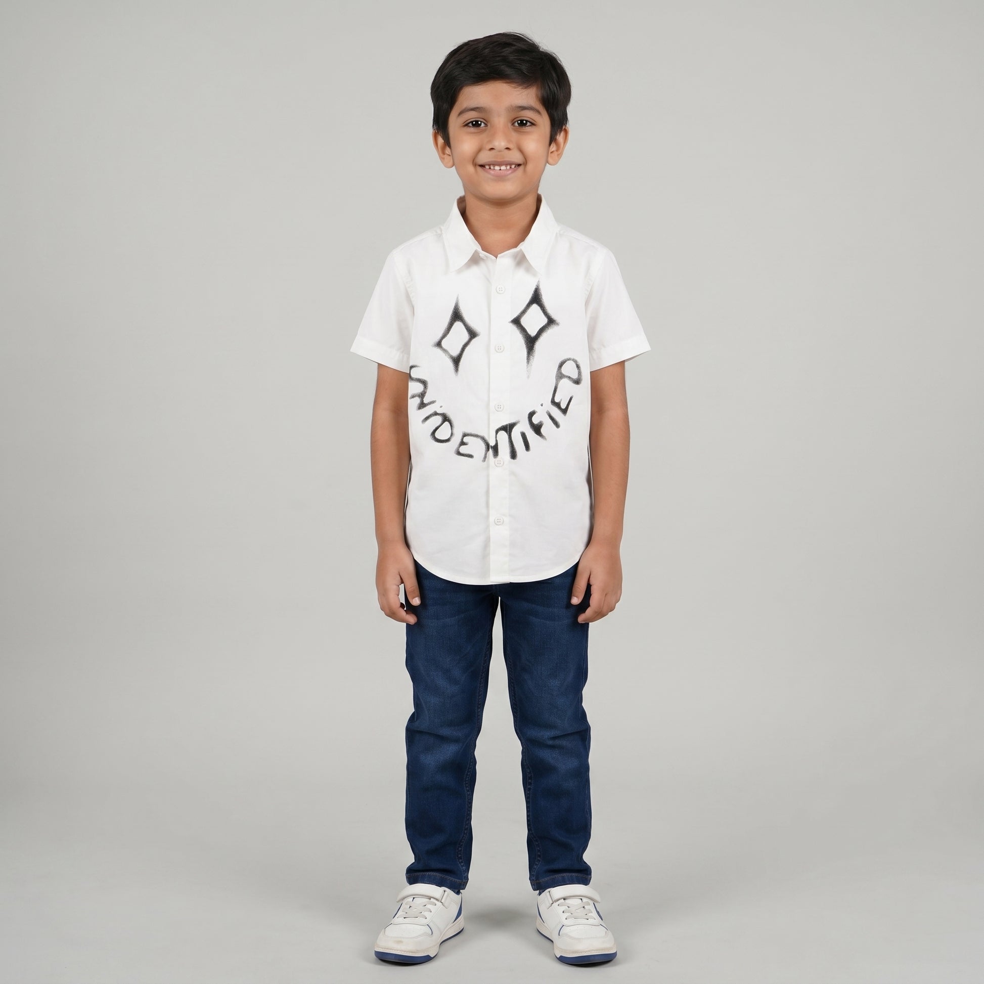 Boys Cotton Printed Shirt