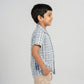 Boys Cotton Checkered Shirt