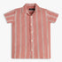 Boys Cotton Striped Cuban Shirt