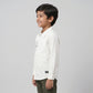 Boys Cotton Solid Cuban Shirt