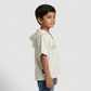 Boys Structured Hoodie Shirt