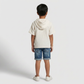 Boys Structured Hoodie Shirt