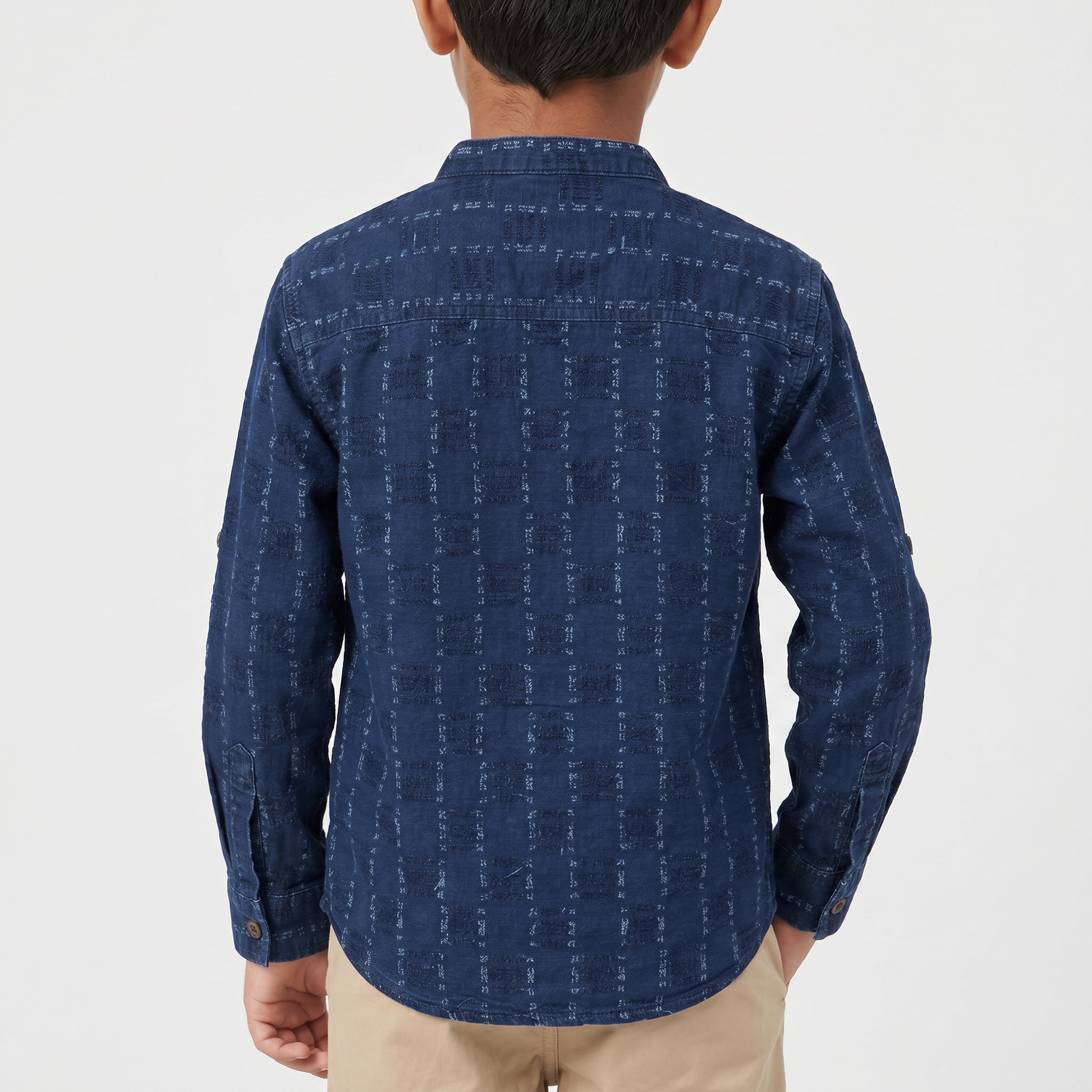 Boys Cotton Solid Shirt