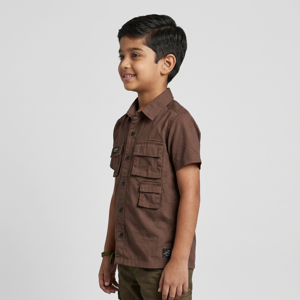 Boys Cotton Graphic Shirt