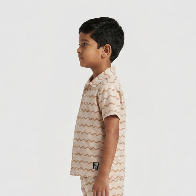 Boys Cotton Printed Shirt