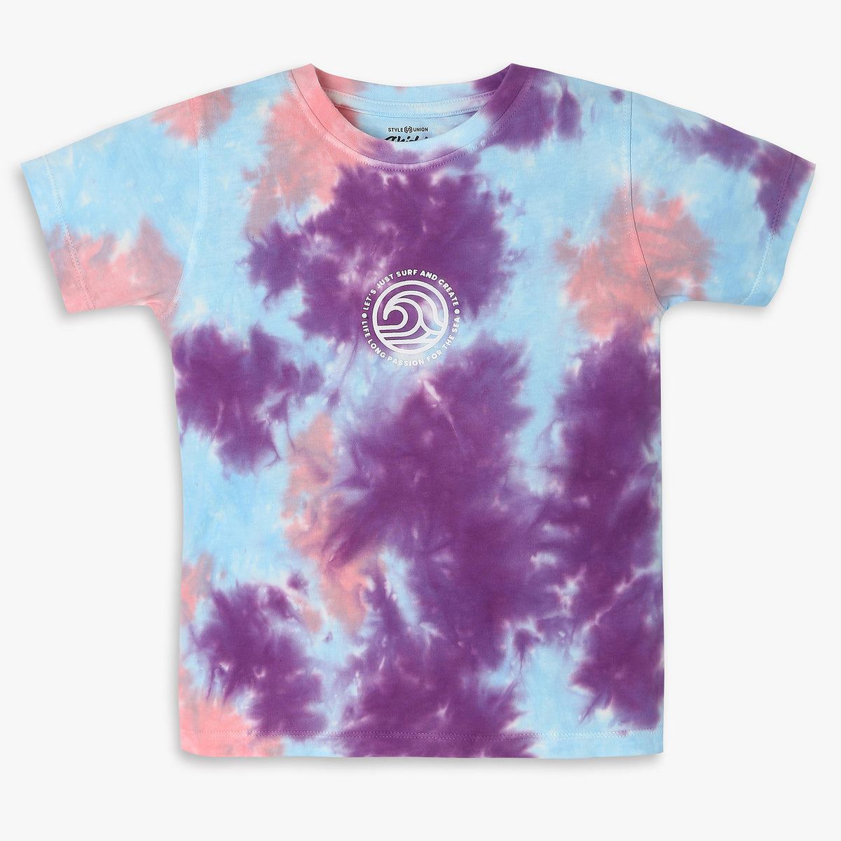 Boys Regular Fit Tie - Dye T-Shirt