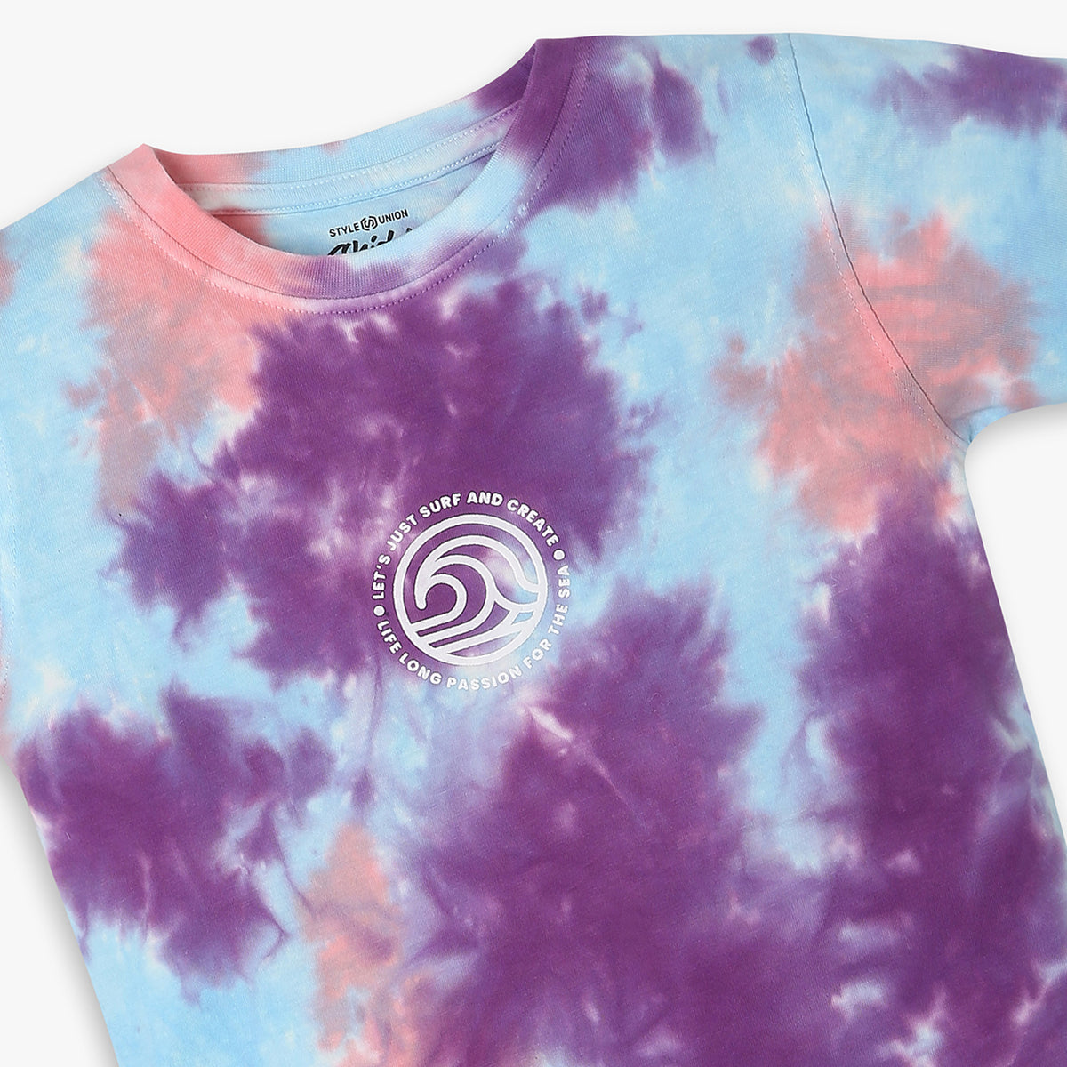 Boys Regular Fit Tie - Dye T-Shirt