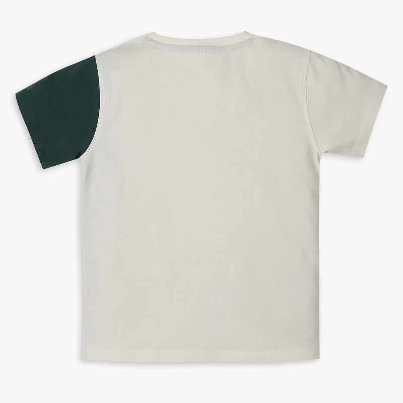 Boys Regular Fit Solid T-Shirt