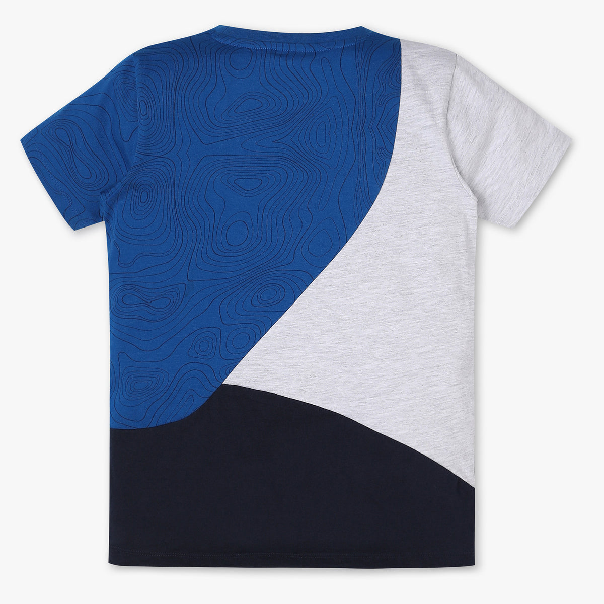 Boys Cut and Sew Crew Neck T-Shirt