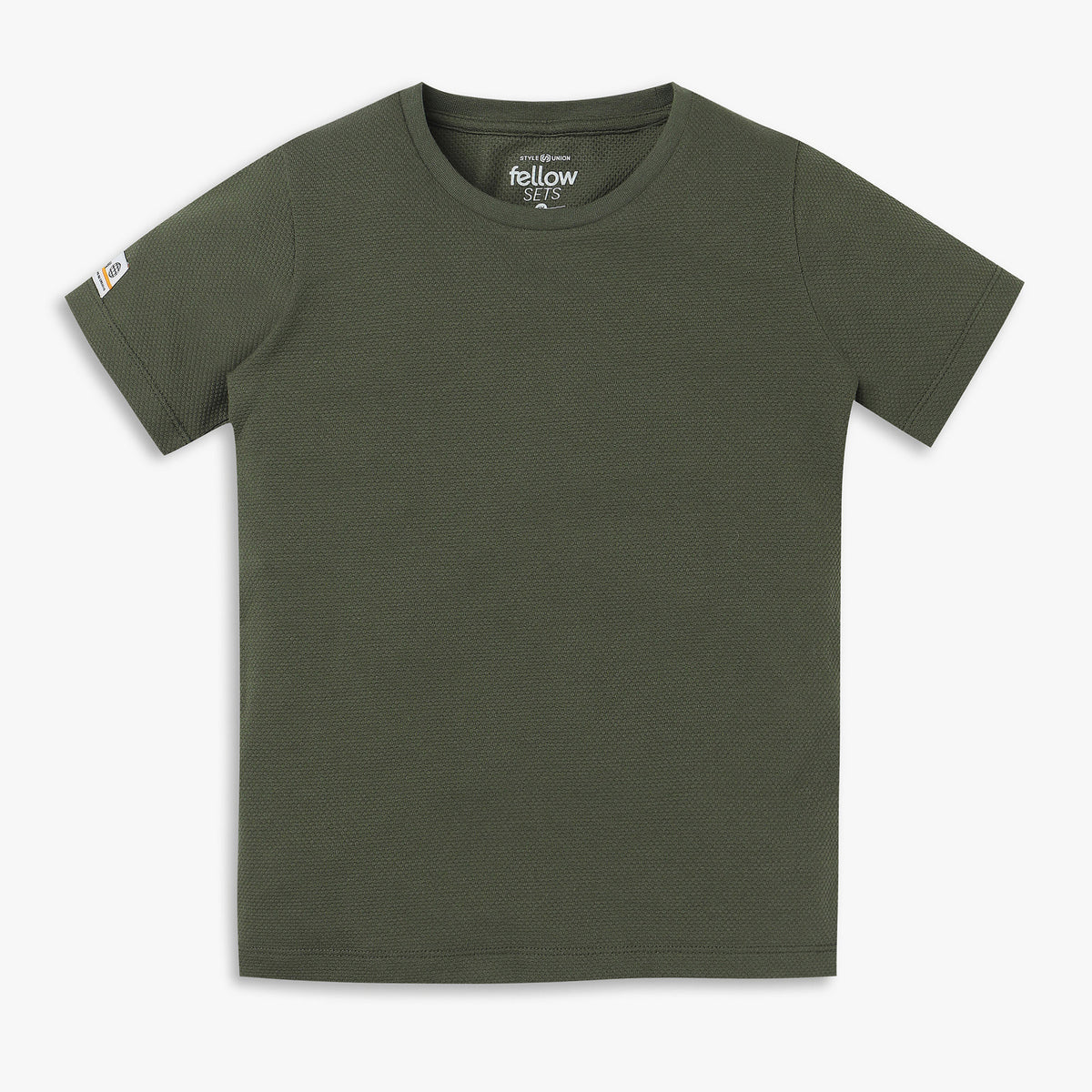 Boys Regular Fit Solid T-Shirt