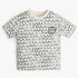Boys Oversize Abstract Crew Neck All Over Geometric Print T-Shirt