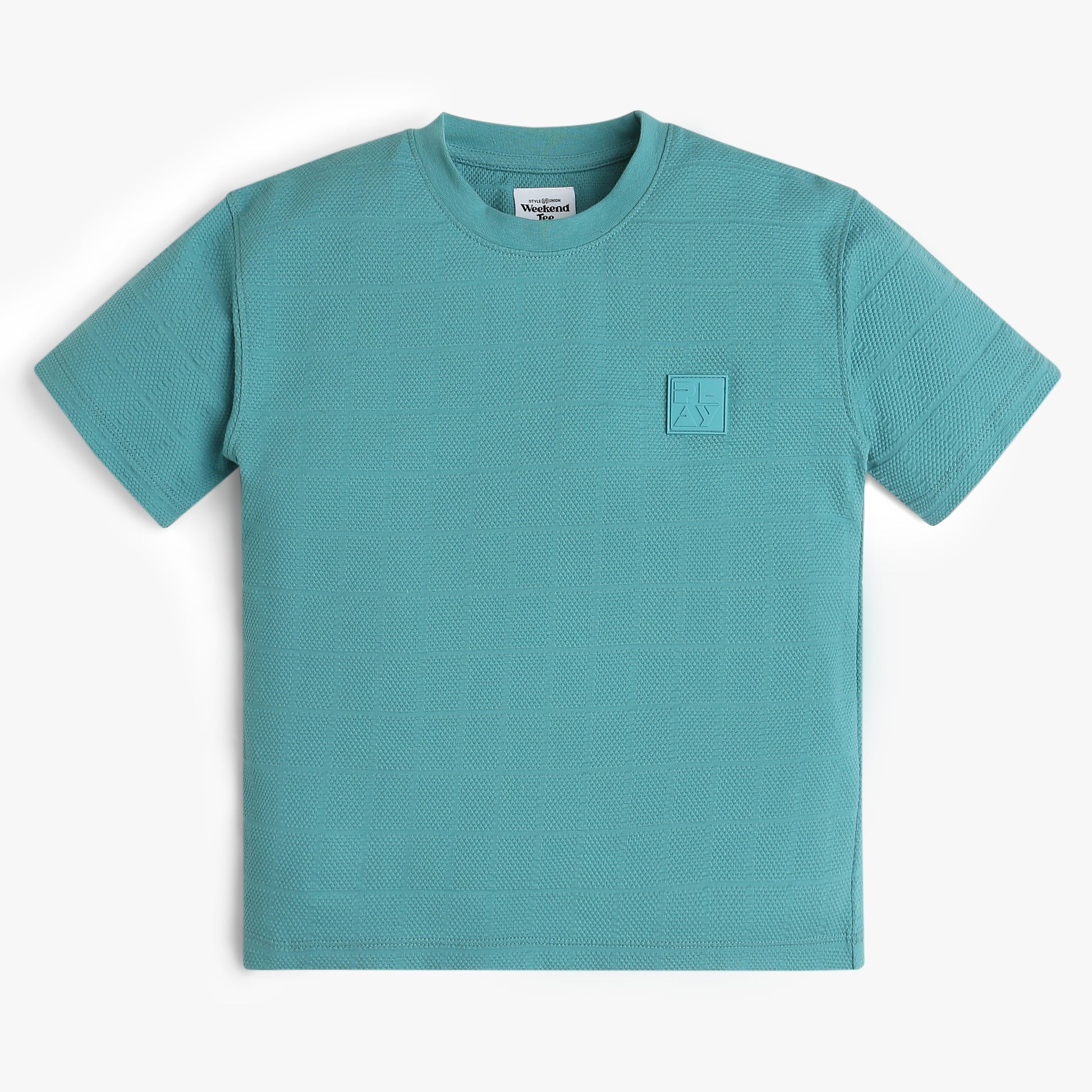 Boys Cut and Sew Crew Neck Weekend T-Shirt
