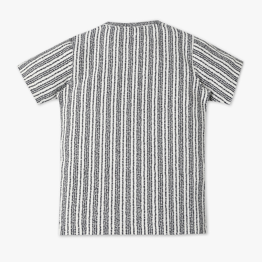 Boys Regular Fit Crew Neck Striped T-Shirt