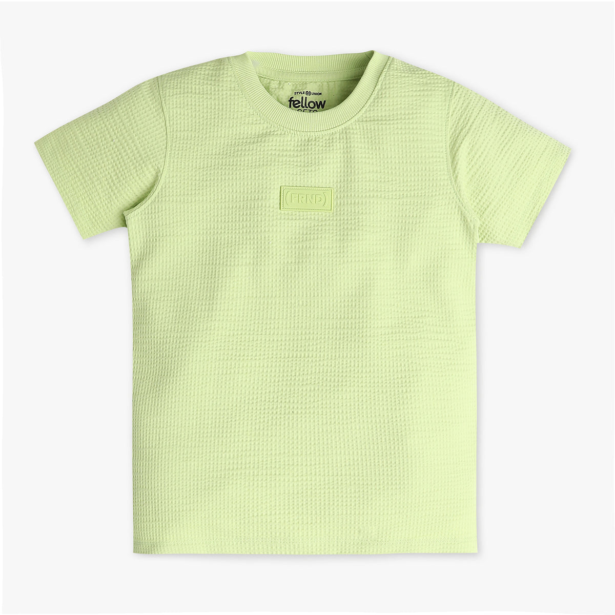 Boys Crew Neck Structured T-Shirt