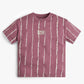 Boys Striped Crew Neck Weekend T-Shirt