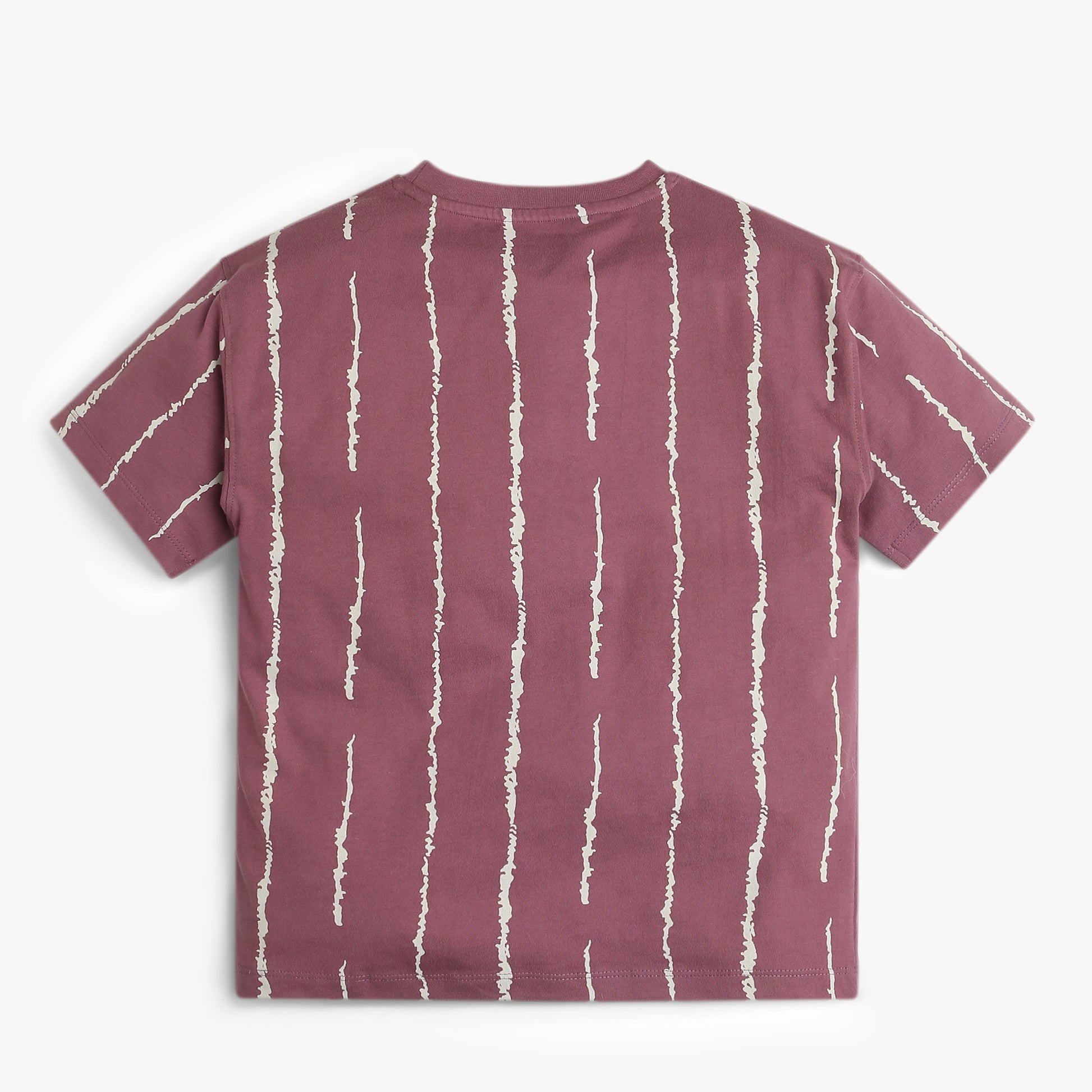 Boys Striped Crew Neck Weekend T-Shirt