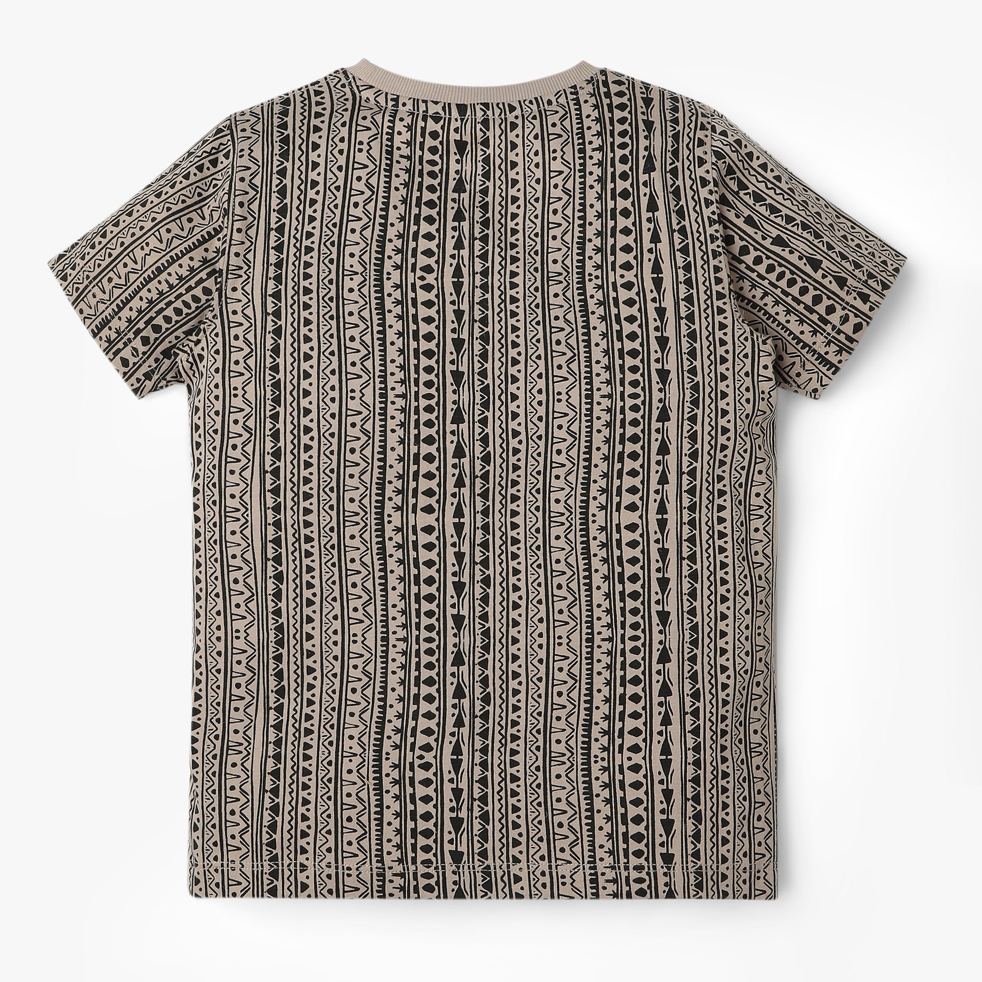 Boys All Over Print Crew Neck T-Shirt