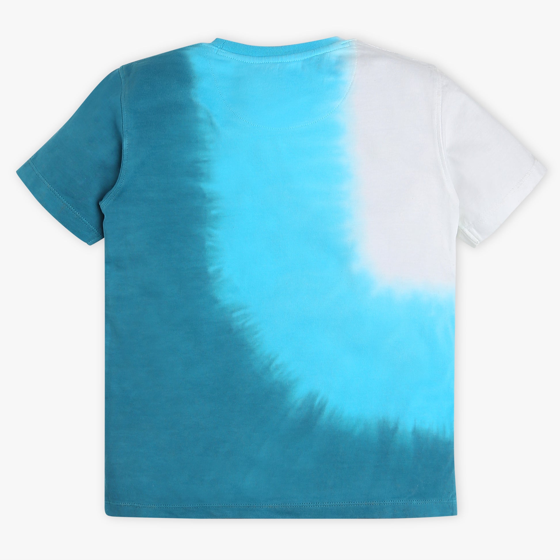 Boys Regular Fit Tie - Dye Crew Neck Half Sleeve T-Shirt