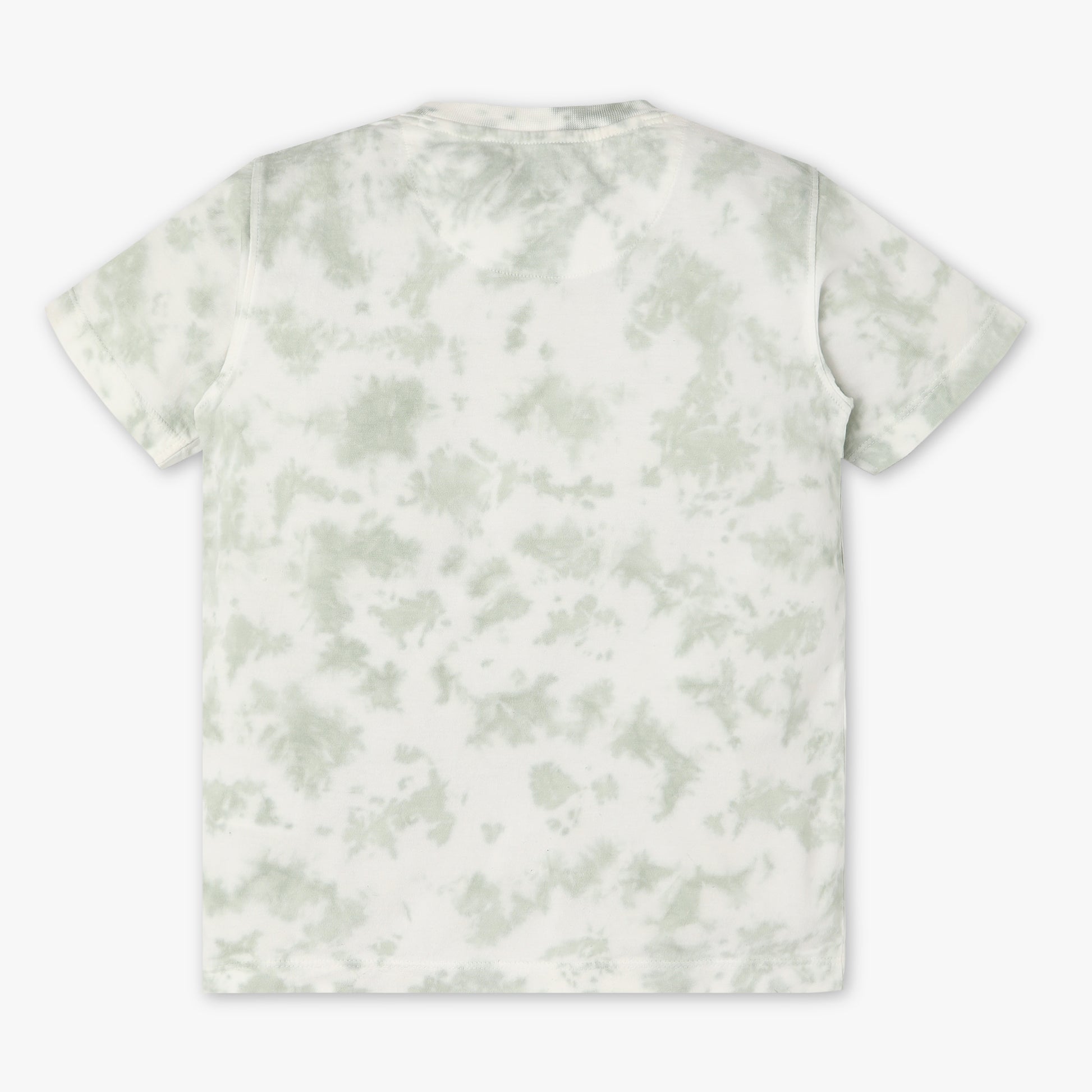 Boys Regular Fit Tie - Dye Crew Neck Half Sleeve T-Shirt