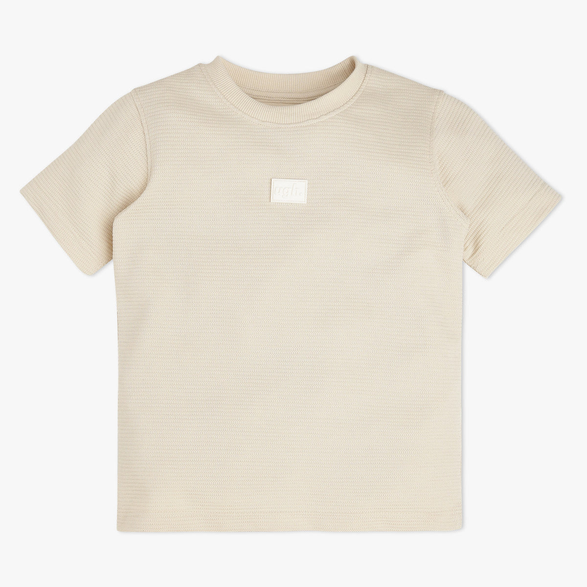 Boys Solid Crew Neck T-Shirt