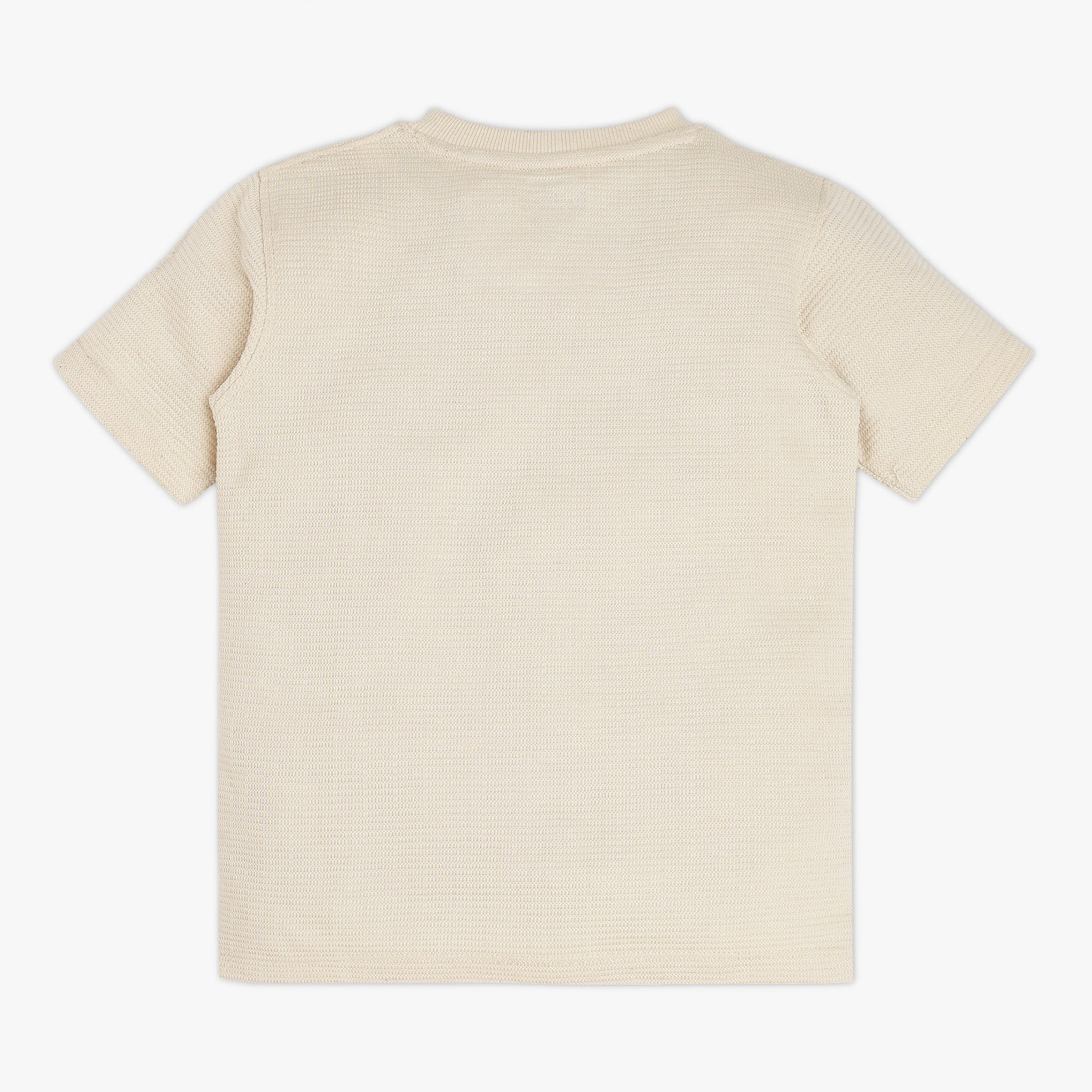 Boys Solid Crew Neck T-Shirt