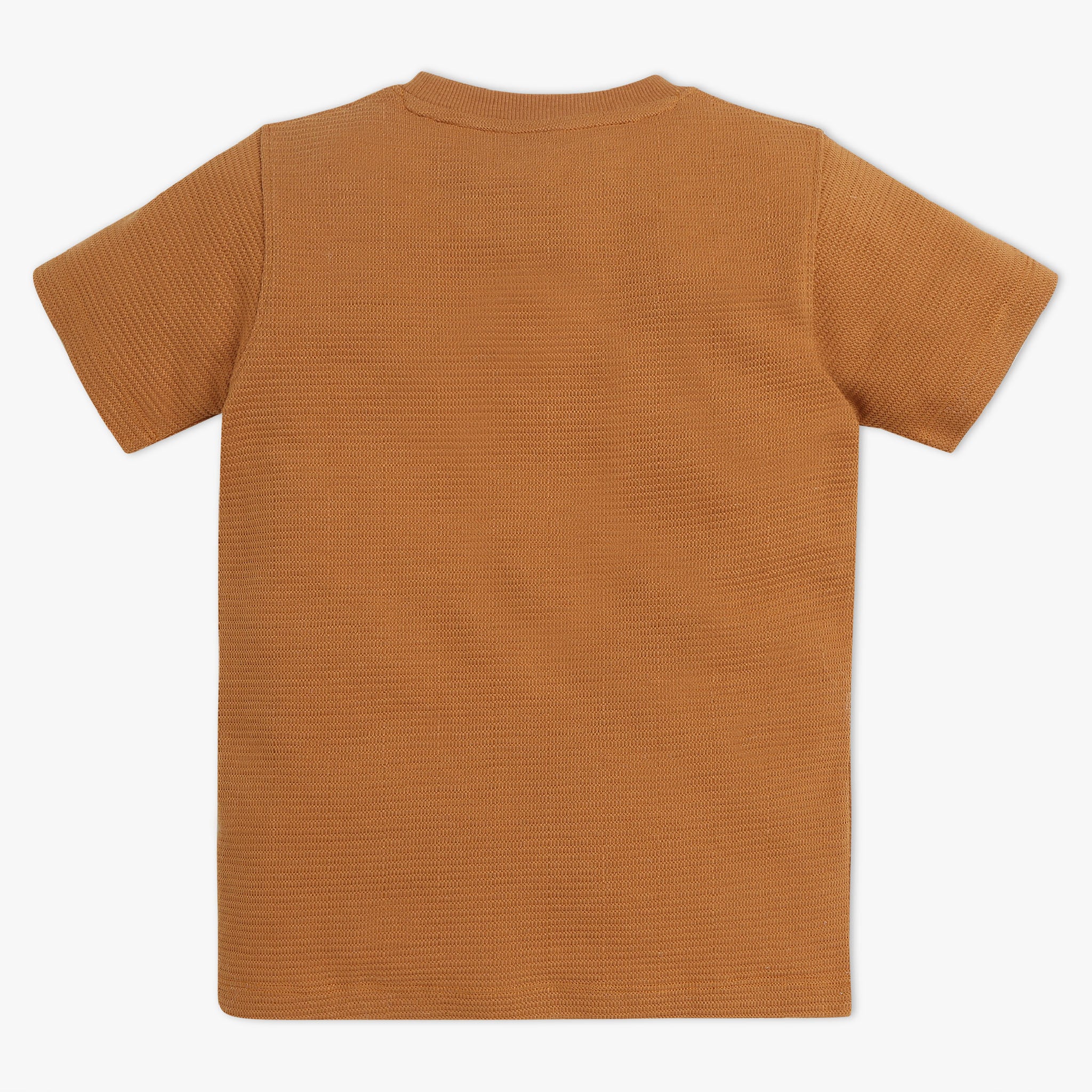 Boys Solid Crew Neck T-Shirt