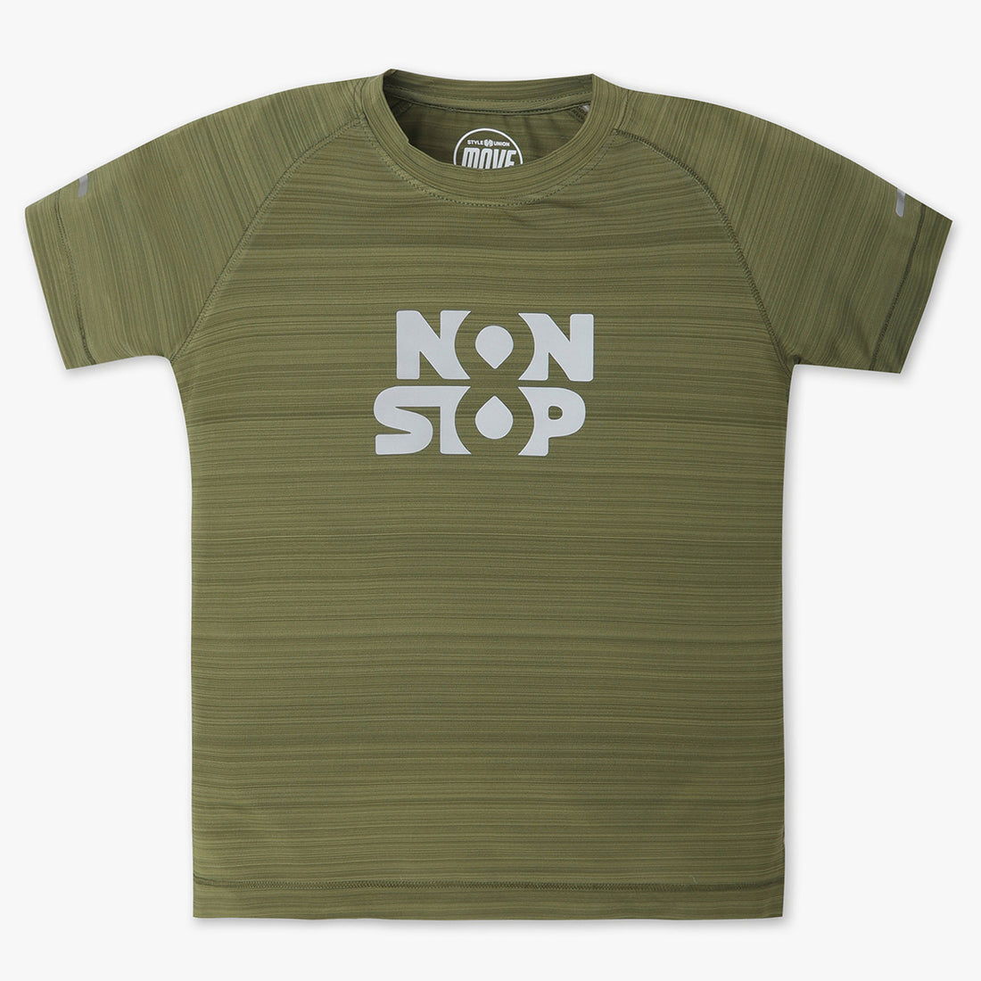 Boys Regular Fit Solid Crew Neck T-Shirt