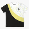 Boys Regular Fit All Over Print Crew Neck Half Sleeve T-Shirt