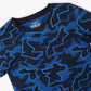 Boys Regular Fit All Over Print Crew Neck Half Sleeve T-Shirt