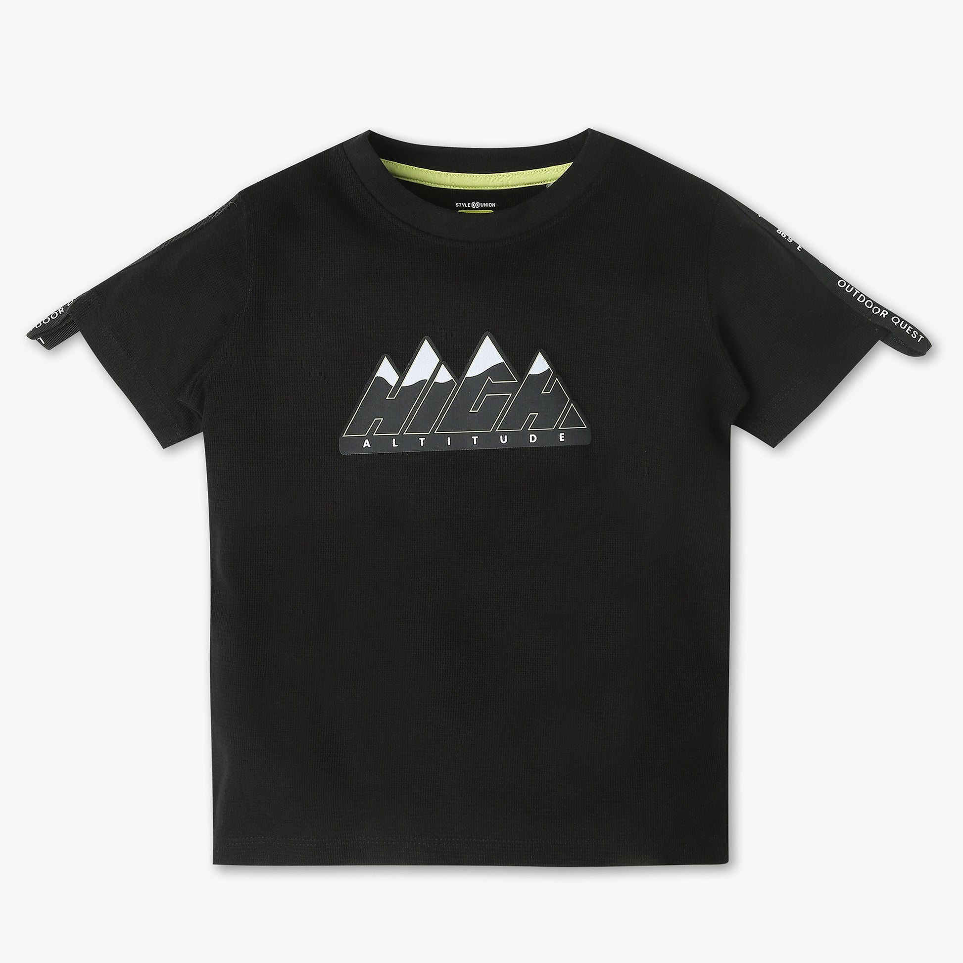Boys Knitted Crew Neck T-Shirt