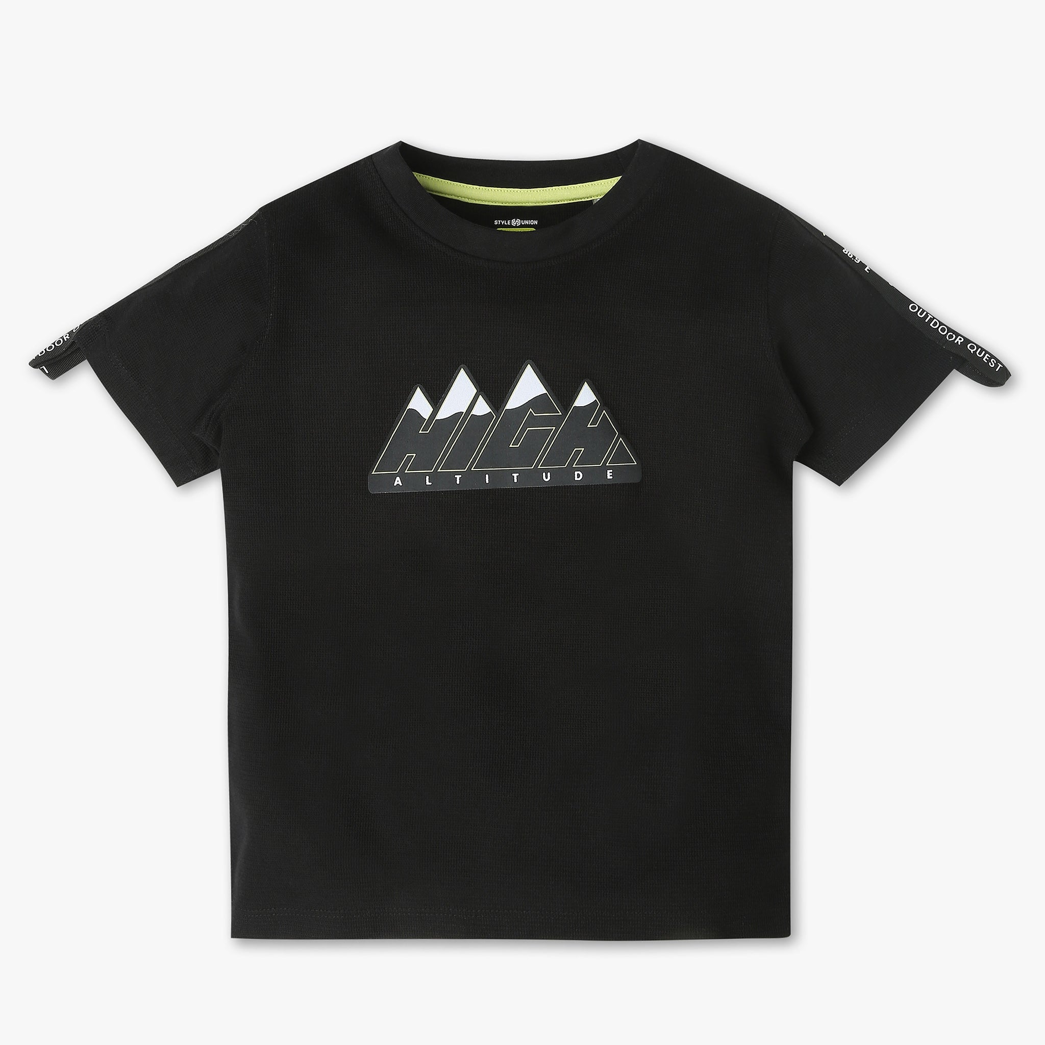 Boys Knitted Crew Neck T-Shirt