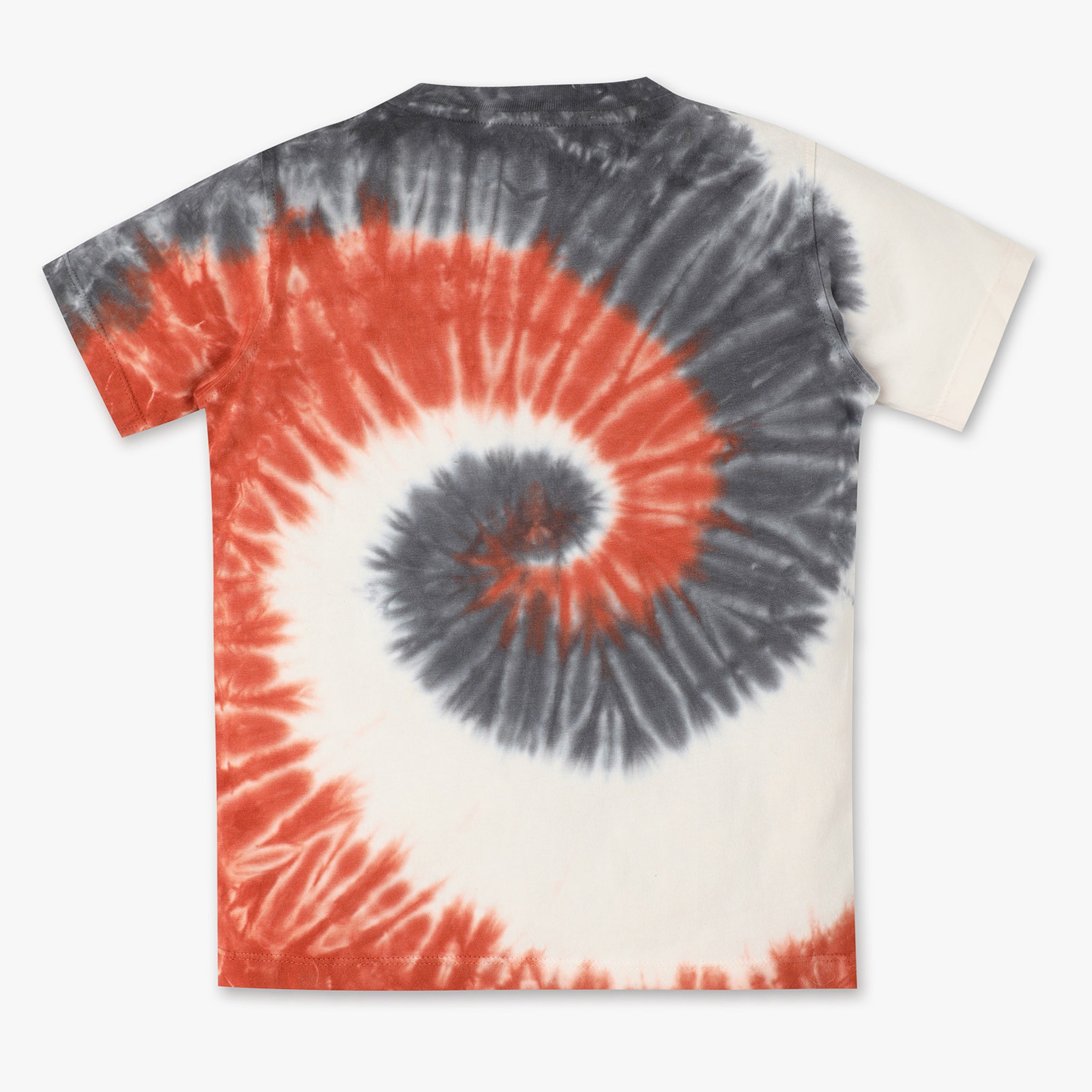 Boys Regular Fit Tie - Dye Crew Neck Half Sleeve T-Shirt