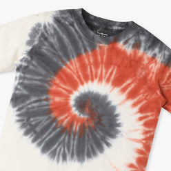 Boys Regular Fit Tie - Dye Crew Neck Half Sleeve T-Shirt