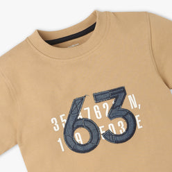 Boys Crew Neck Printed Weekend T-Shirt