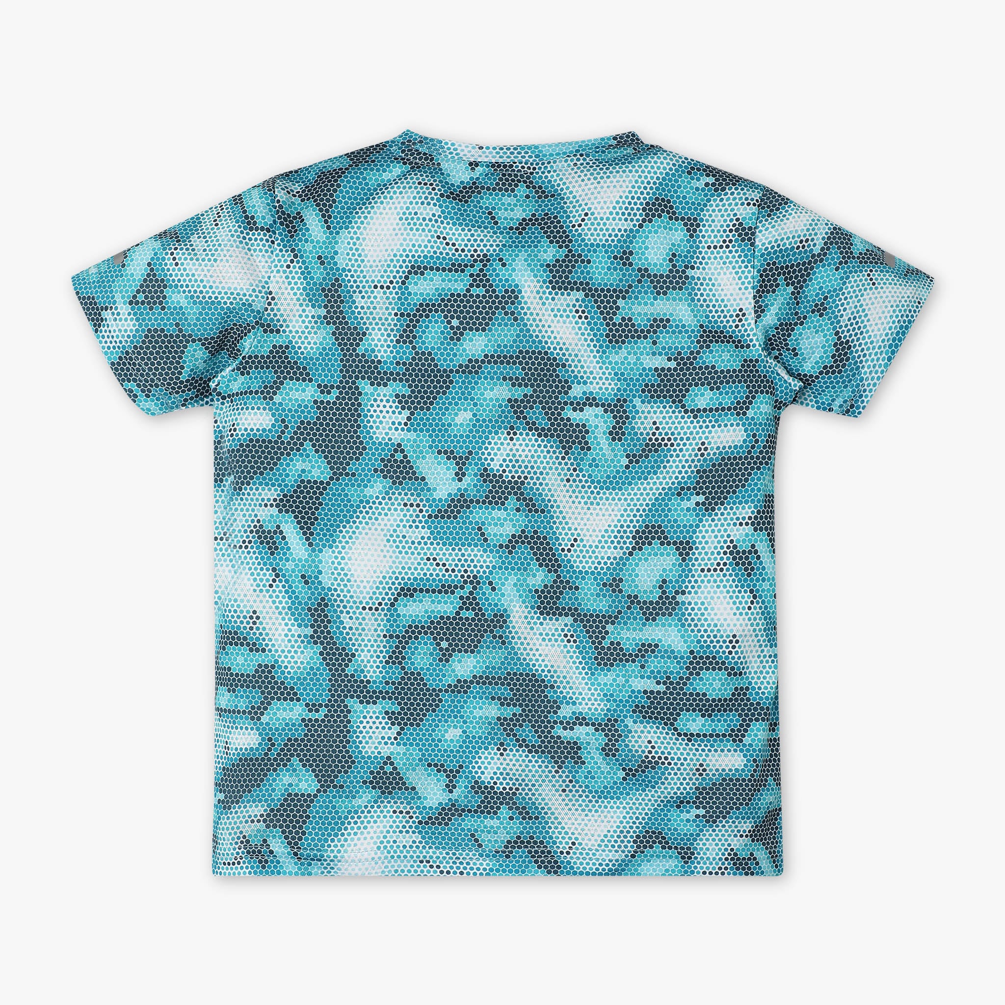 Boys Regular Fit Crew Neck Printed T-Shirt