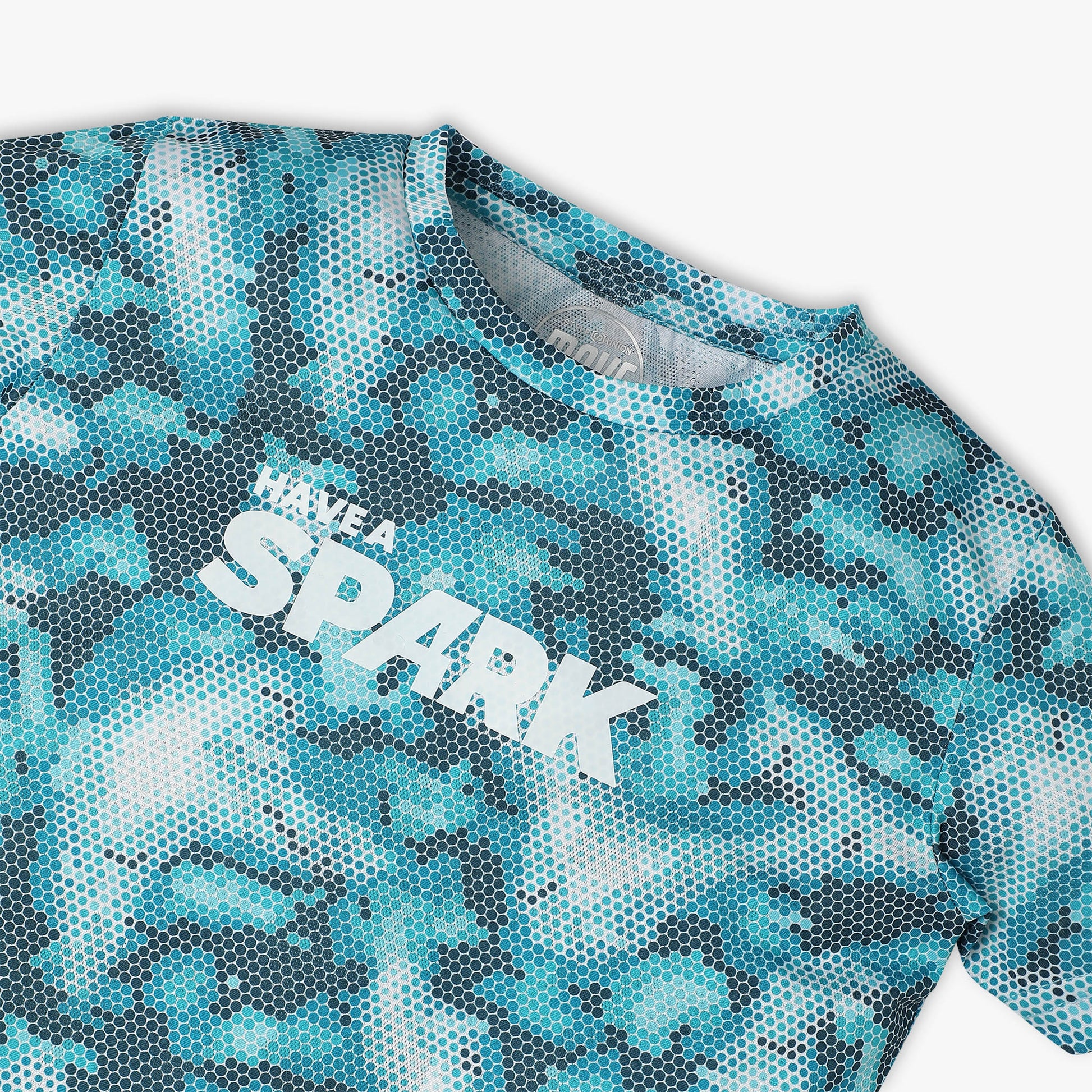 Boys Regular Fit Crew Neck Printed T-Shirt