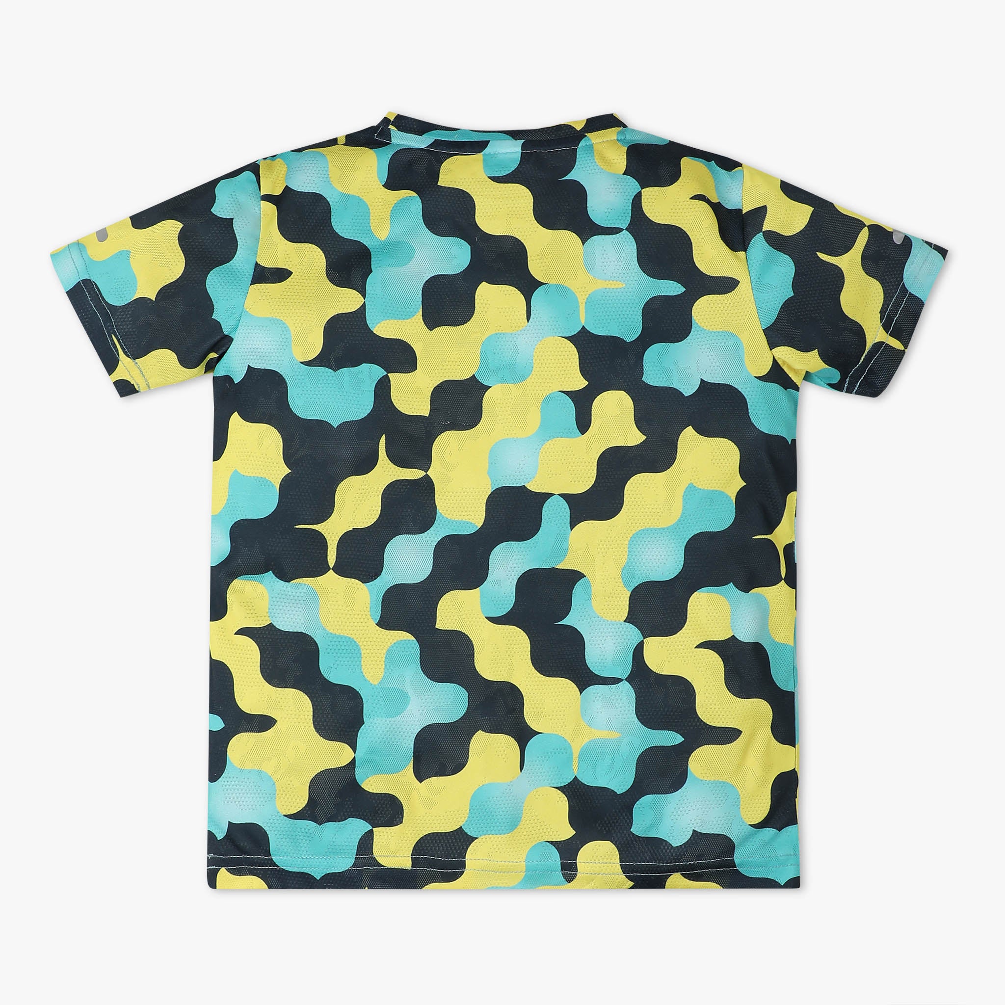 Boys Regular Fit Crew Neck Printed T-Shirt