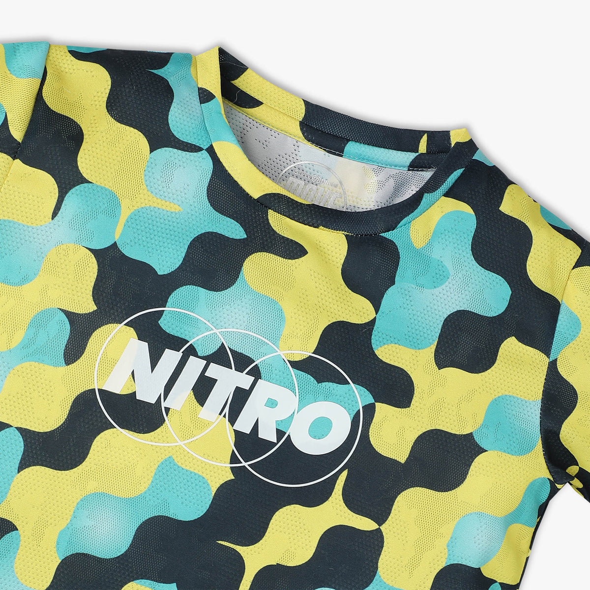 Boys Regular Fit Crew Neck Printed T-Shirt