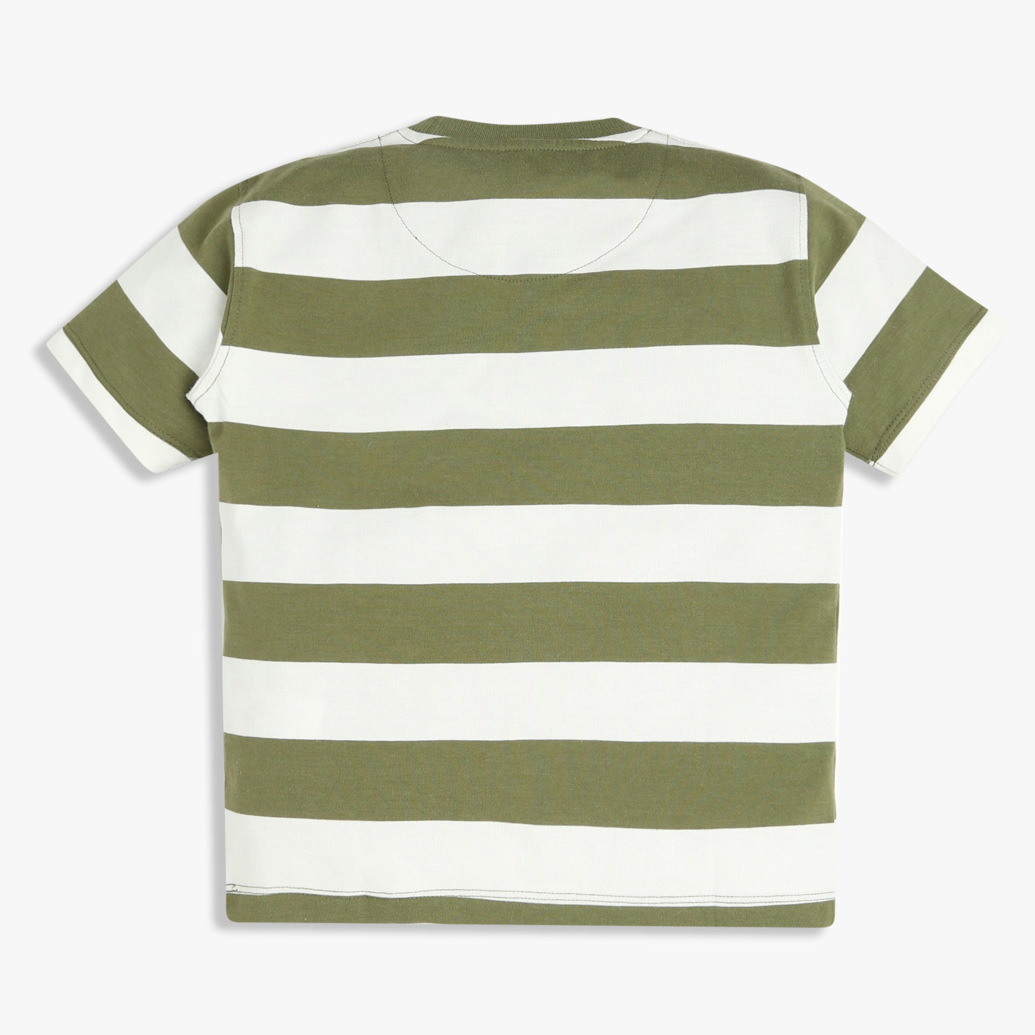 Boys Crew Neck Striped T-Shirt