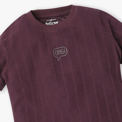 Boys Cotton Polyester T-Shirt