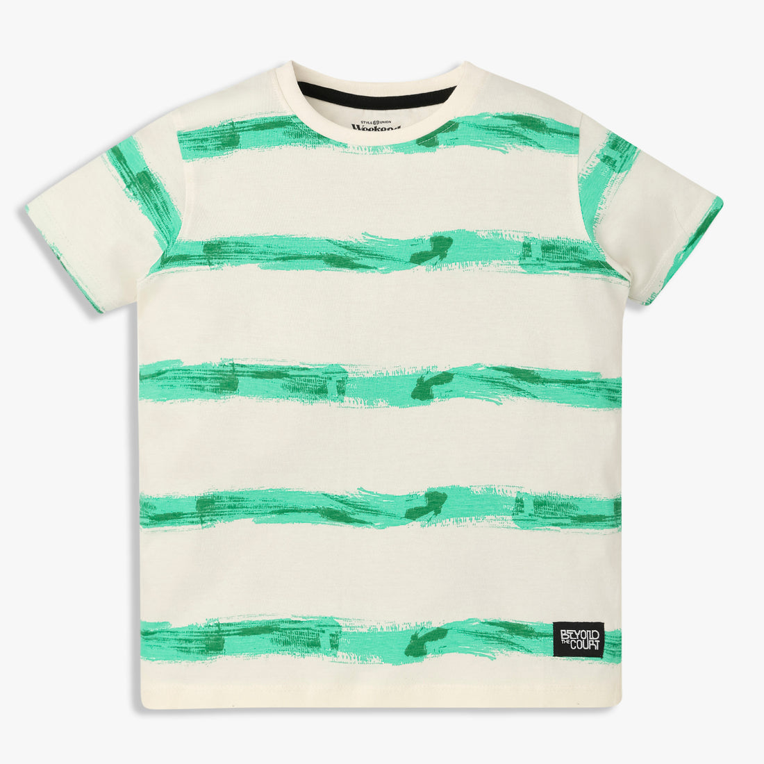 Boys Cotton Crew Neck Weekend T-Shirt