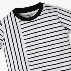 Boys Single Jersey Striped Weekend T-Shirt