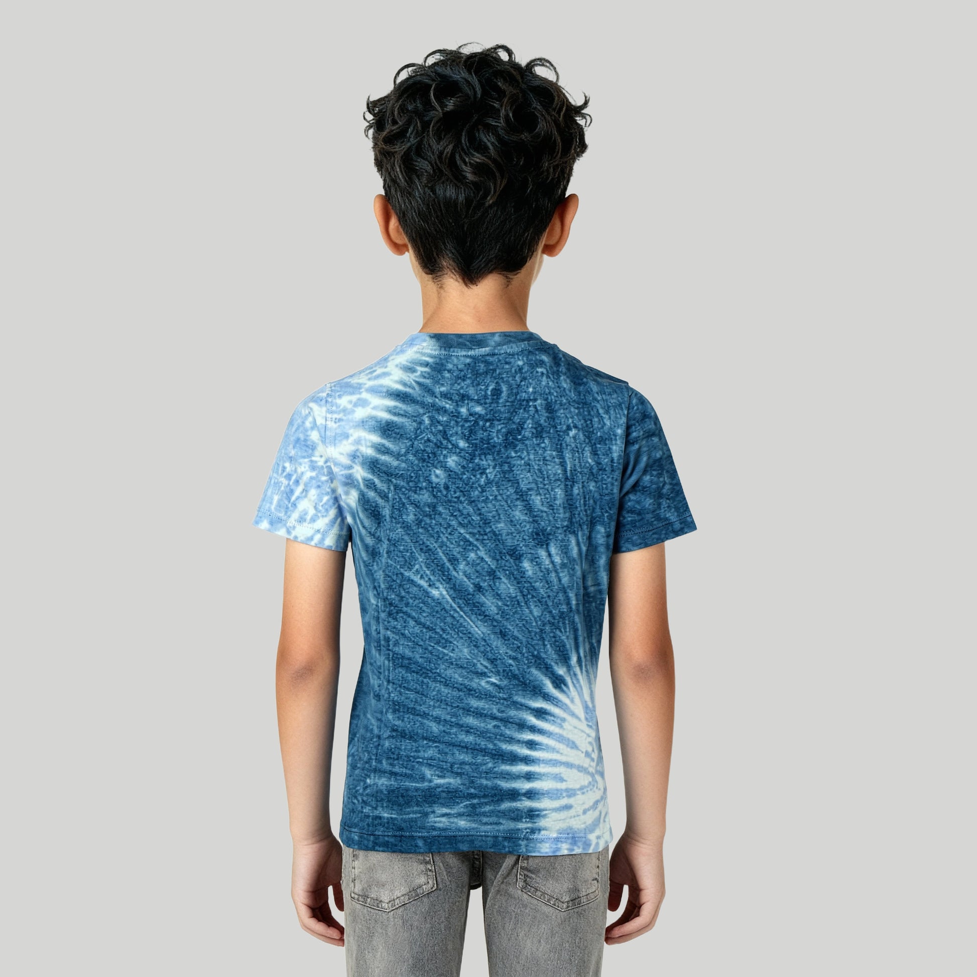 Boys Cotton Tie - Dye Skiddle T-Shirt