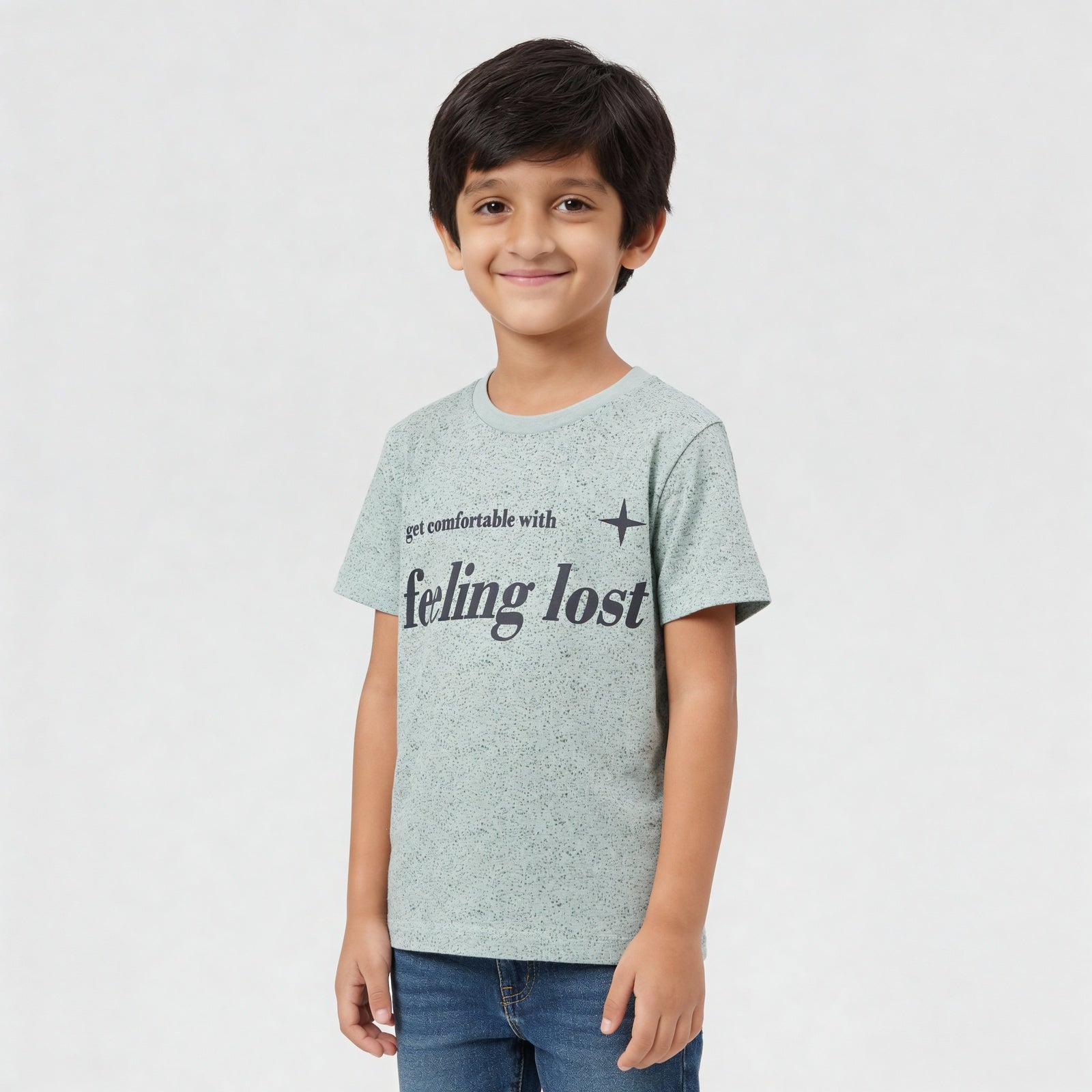 Cotton Tie - Dye Half Sleeve T-Shirt