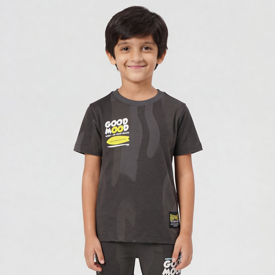 Boys Cotton Printed T-Shirt