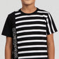 Boys Striped Crew Neck Future Squad T-Shirt