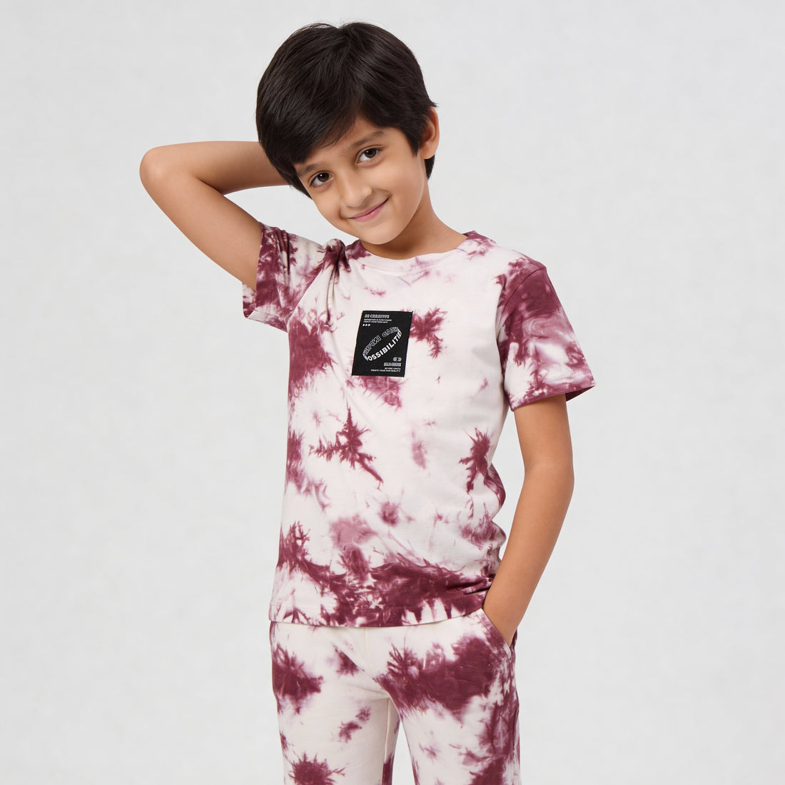 Boys Cotton Tie - Dye T-Shirt