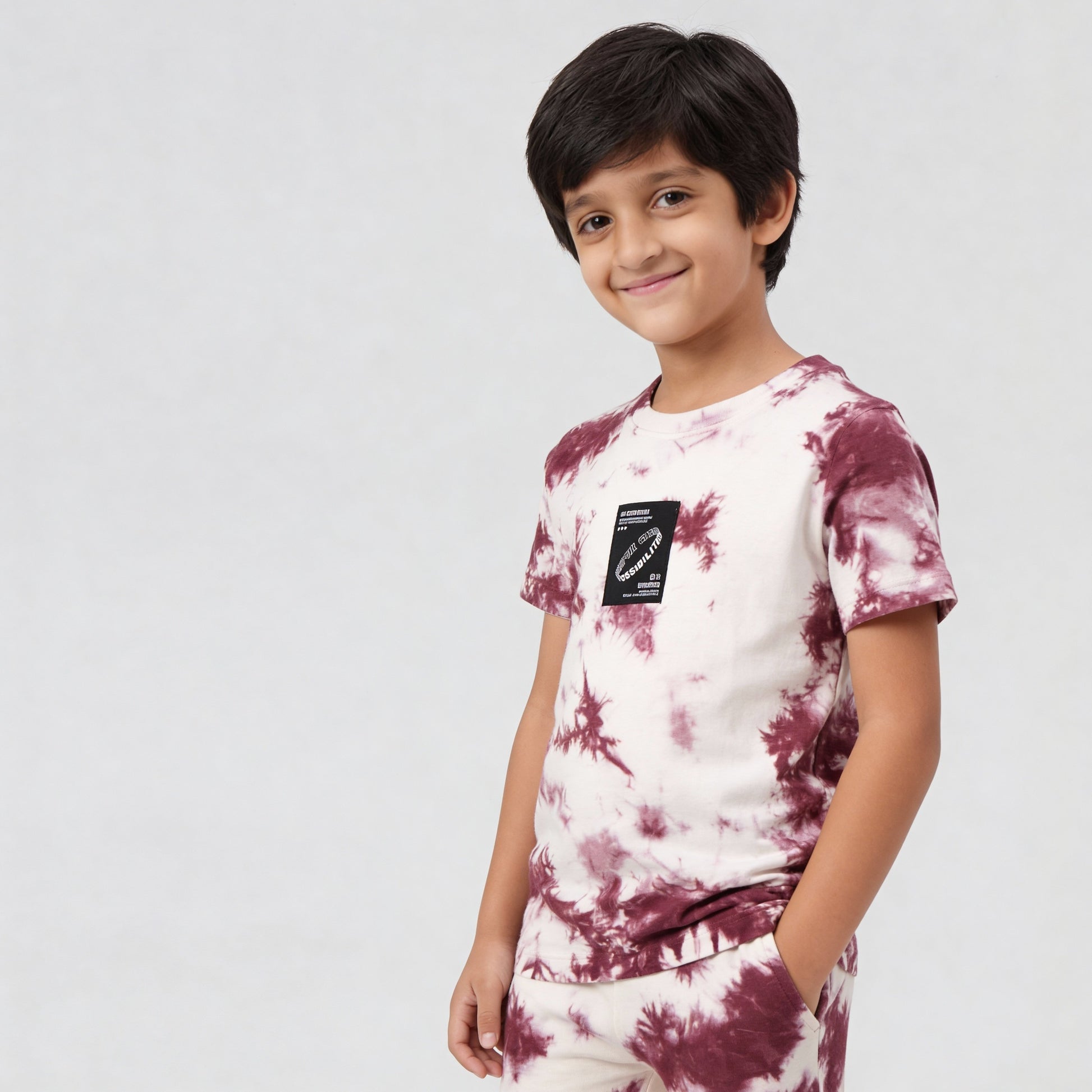 Boys Cotton Tie - Dye T-Shirt